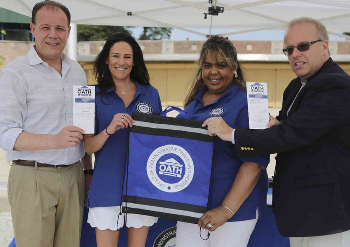 Gjonaj, OATH Host Orchard Beach Outreach Event