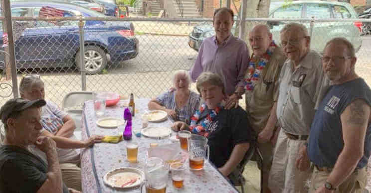 Gjonaj, Sam Young Vets Celebrate 4th of July