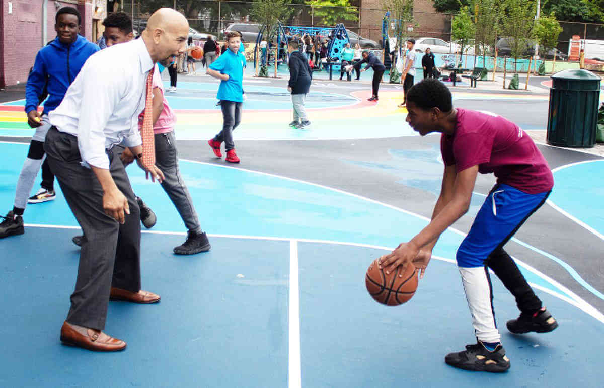 Newly renovated recreation space opens on Fox Street|Newly renovated recreation space opens on Fox Street