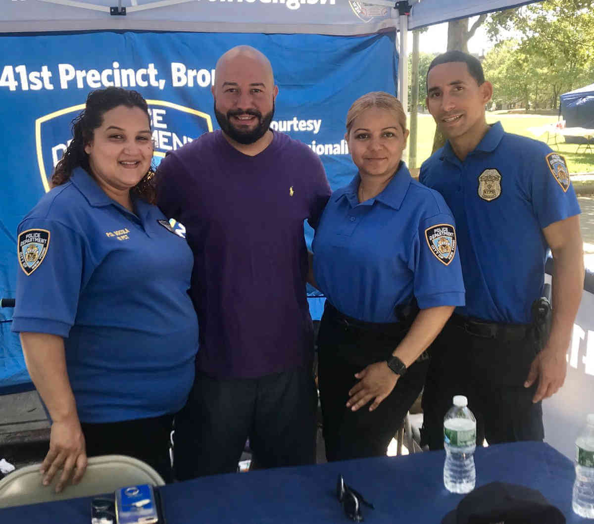 Salamanca Attends 41st Precinct’s Unity Day