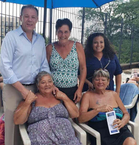 Gjonaj Attends Janel Towers Summer BBQ