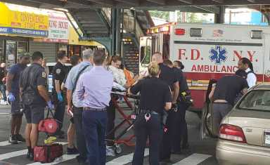 Jaywalker Struck By Vehicle