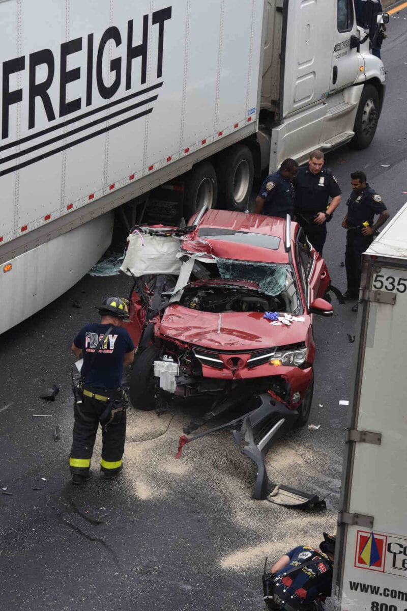 Several Injured In Multi-Vehicle Bruckner Collision