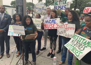Bronx Bus Network Redesign Rally Held|Bronx Bus Network Redesign Rally Held