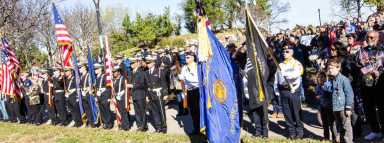 Vets’ Day Parade Committee raising funds to replace flags