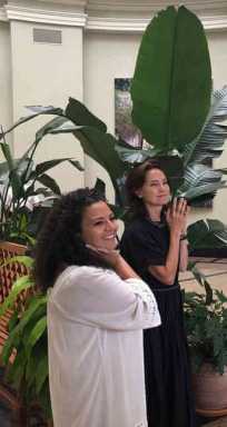 Fernandez Meets NYBG President Barrat