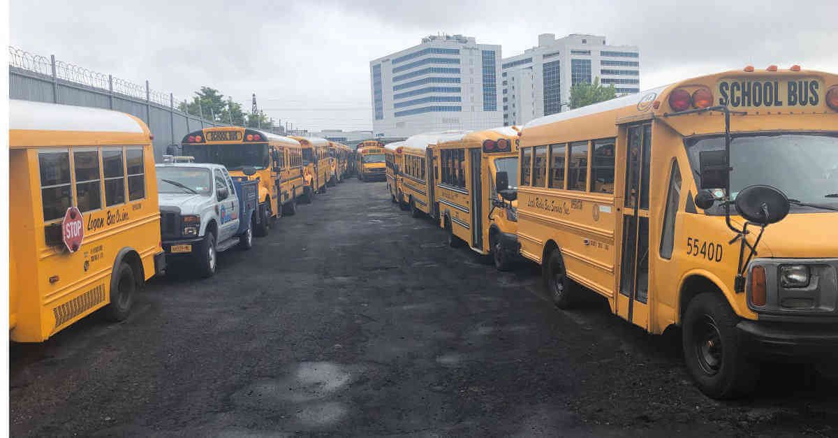 Mini school buses catch fire in Stillwell Avenue storage yard