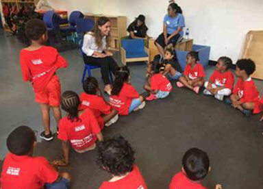 Biaggi Spends Storytime With YMCA Campers