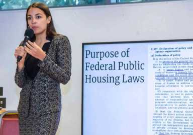 Ocasio-Cortez Hosts Public Housing Town Hall