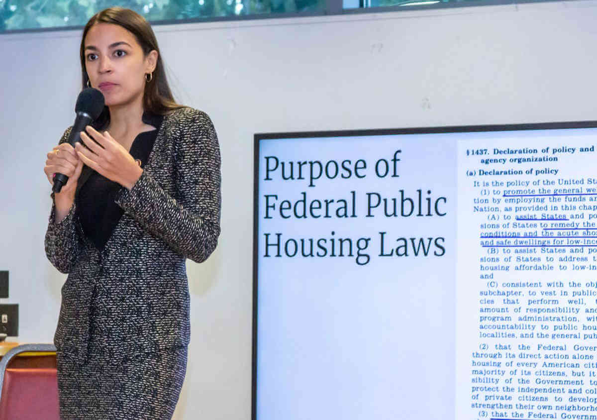 Ocasio-Cortez Hosts Public Housing Town Hall