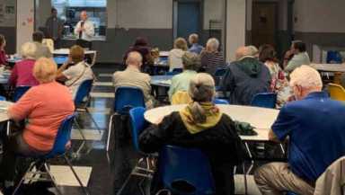 Dinowitz addresses Woodlawn seniors