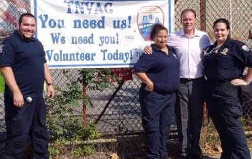 Gjonaj visits TN Volunteer Ambulance health fair