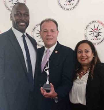 Gjonaj honored at NY Women’s Chamber of Commerce event