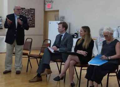 Bronx REACH’s Coalition meeting featured education committee chair Benedetto