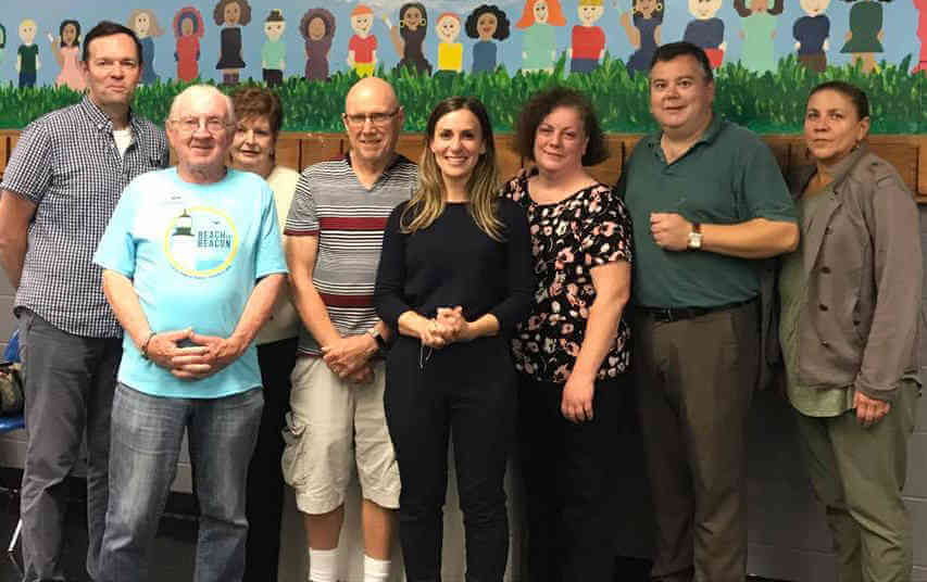 Woodlawn Taxpayers meeting held at St. Barnabas Elementary School