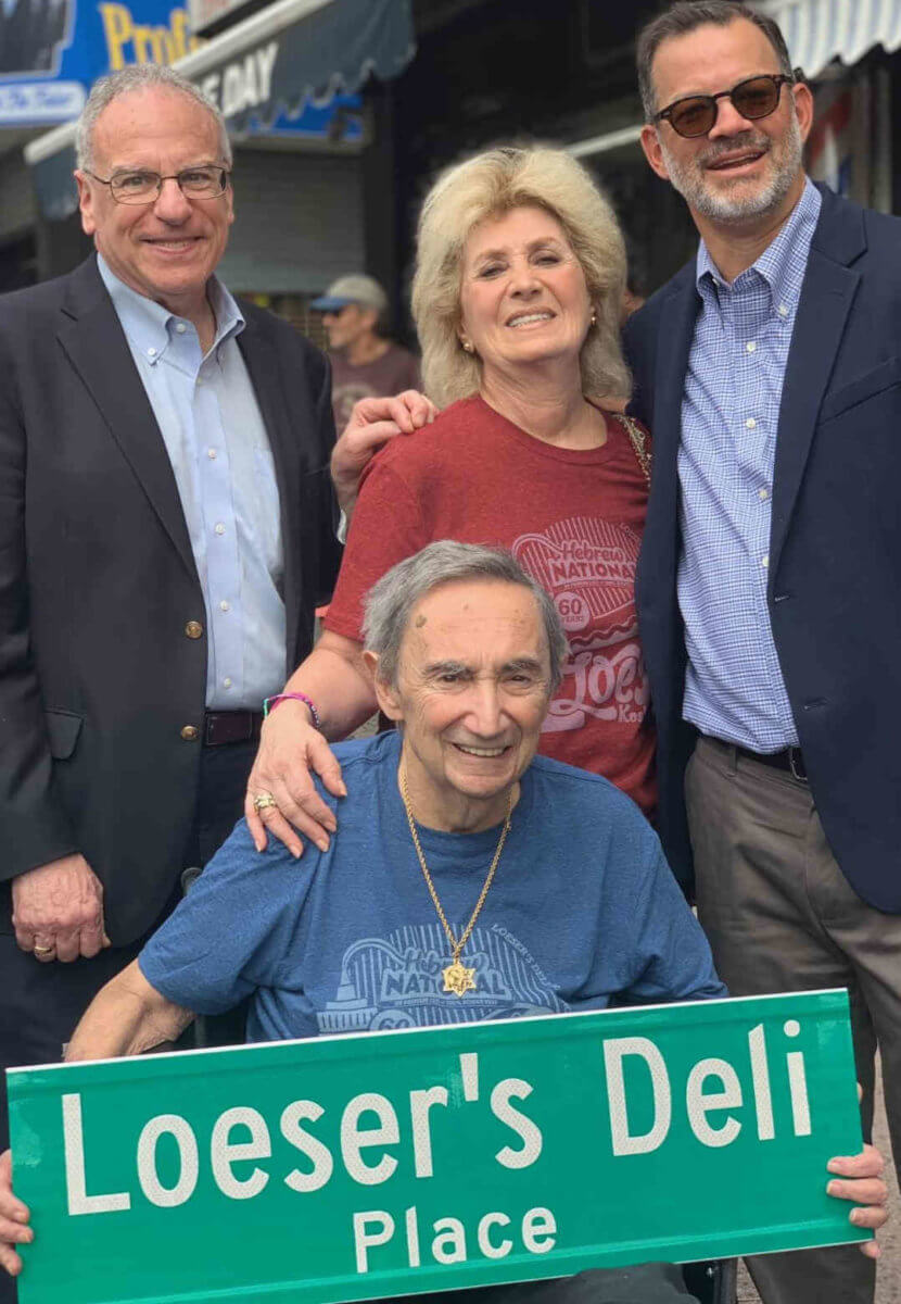 Dinowitz, Cohen honor longtime deli owner with street co-naming ceremony