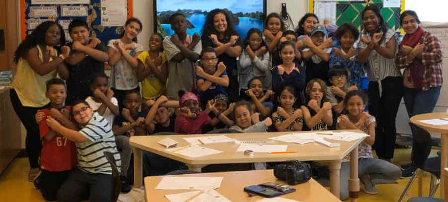 Bronx Community Charter School visited by Assemblywoman Fernandez