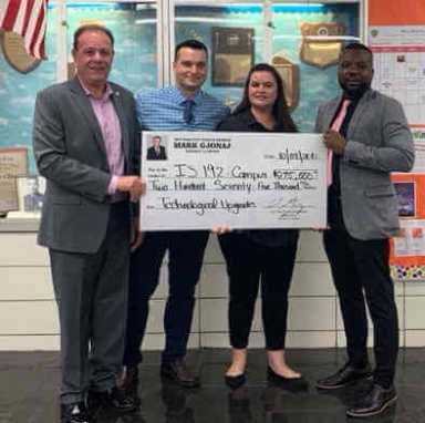 Nearly $300,000 allocated to school, senior center from Councilman Gjonaj