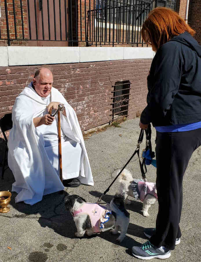Blessing of pets, stuffed animals held at St. Helena Church
