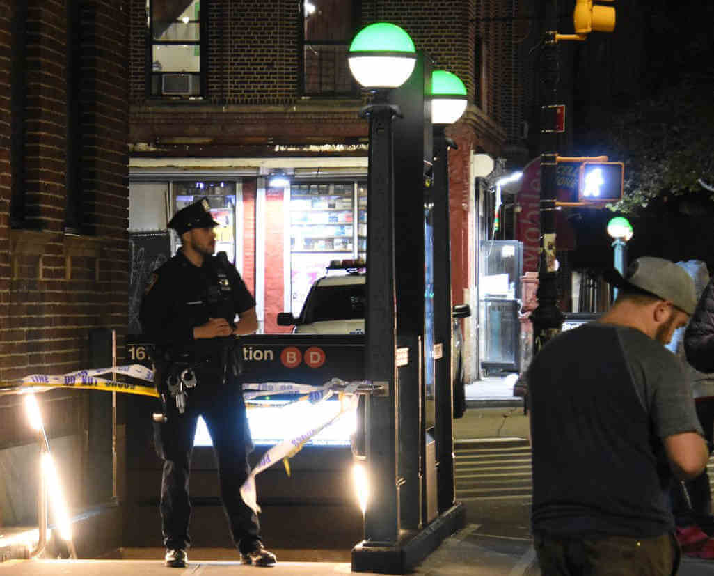 One dead, one arrest in subway shootout