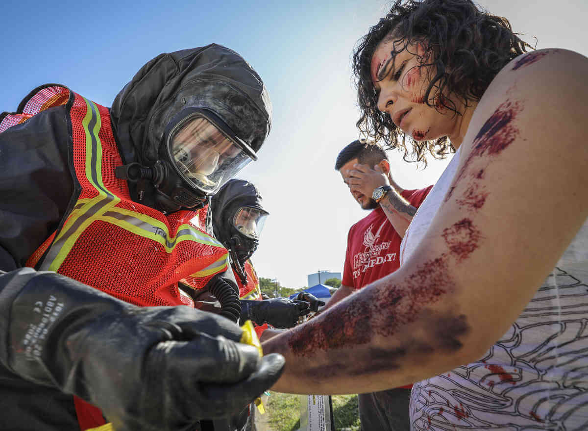 Jacobi teams up with U.S. Army for mass casualty drill