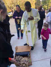 St. Frances de Chantal holds pet blessing ceremony