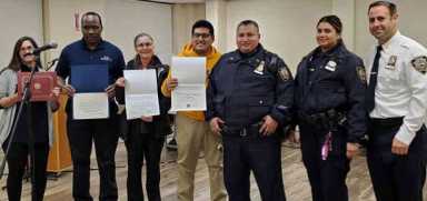 45th Precinct Community Council meeting attended by Gjonaj