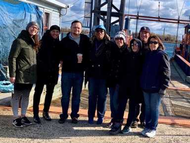 Senator Biaggi’s office sets up Hart Island tour for residents