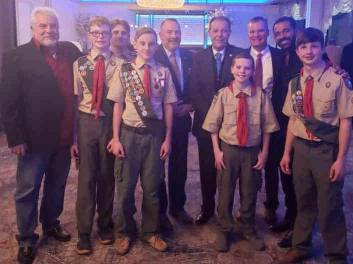 Councilman Gjonaj joins Bronx Boy Scouts for ‘Good Scout Awards Dinner’
