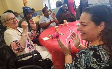 Thanksgiving gathering held at Beth Abraham Center