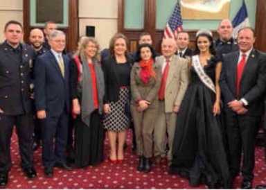 Albanian Independence celebration event attended by Gjonaj