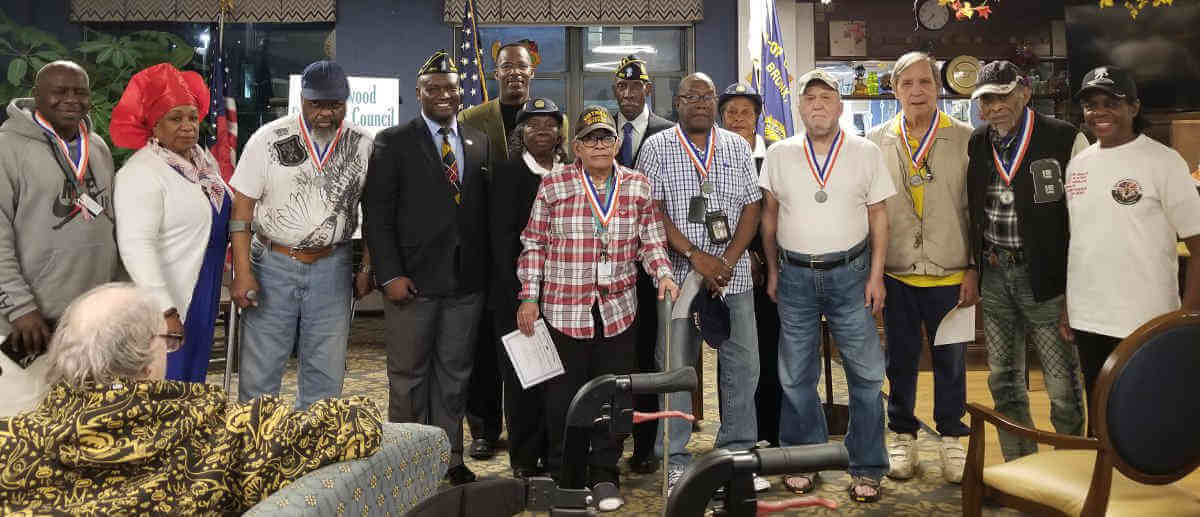 Co-op City Post 1871 honors veterans who reside at Bronxwood Assisted Living|Co-op City Post 1871 honors veterans who reside at Bronxwood Assisted Living