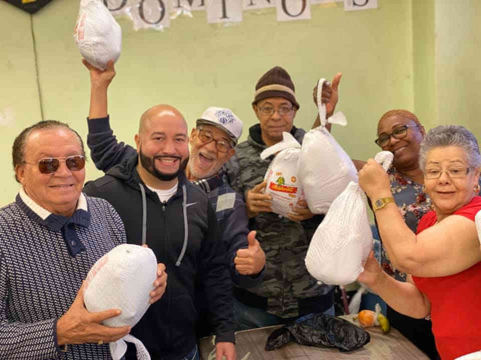 Residents receive Thanksgiving turkeys from Councilman Salamanca