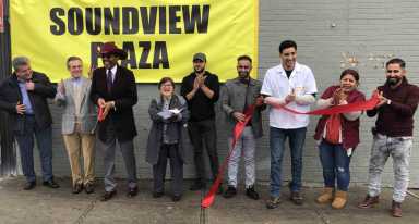 Shopping center officially named ‘Soundview Plaza’