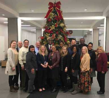 Bronx Y’s holiday celebration at Hutch Metro’s Marriott Residence Inn