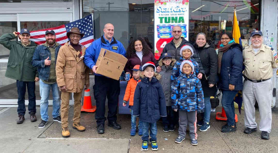 Food drive held by Cub Scouts Pack 162 last month