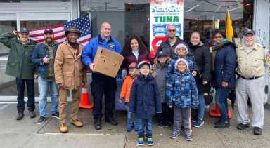 Food drive held by Cub Scouts Pack 162 last month
