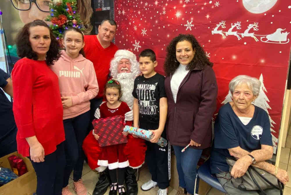 Christmas toy giveaway hosted by Pelham Parkway Neighborhood Association