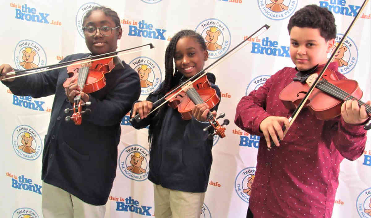 Teddy Cars announced $20K grant for music programs at ten Bronx schools|Teddy Cars announced $20K grant for music programs at ten Bronx schools