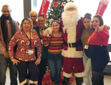 Holiday party held at Beth Abraham Center|Holiday party held at Beth Abraham Center