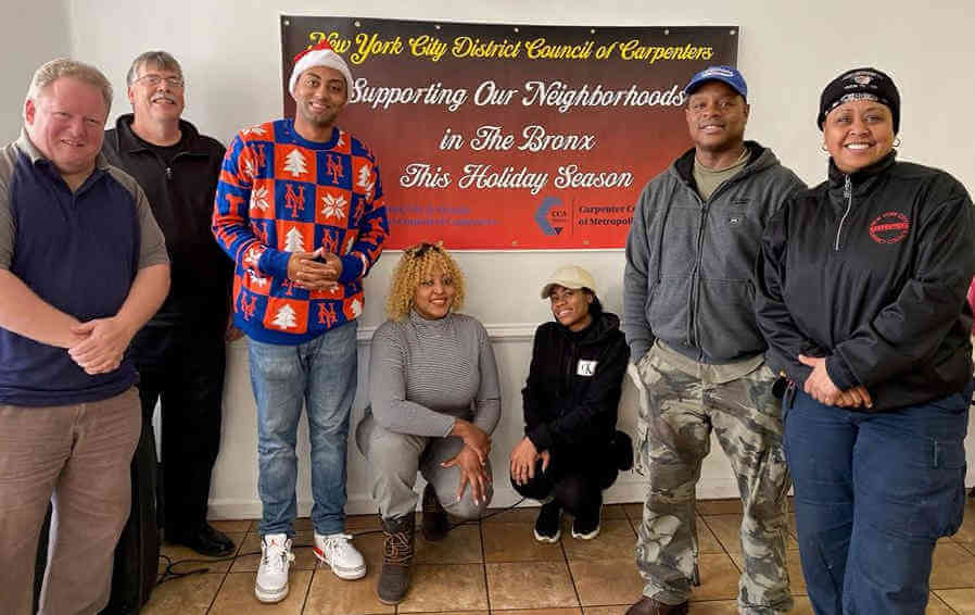 Bronx toy drives held by NYC Carpenters and Contractors