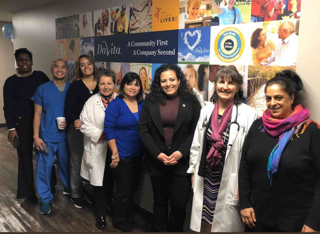 DaVita Outpatient Dialysis Center receives visit from Assemblywoman Fernandez