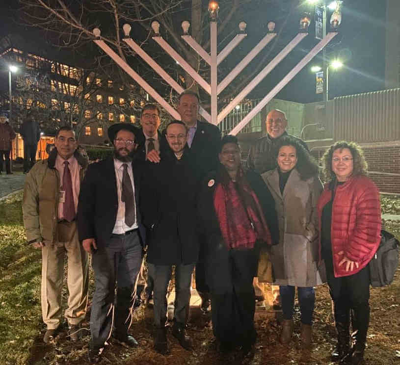 Menorah Lighting ceremony held to celebrate Hanukkah