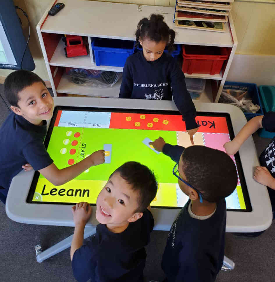 Four new computers for St. Helena’s kindergarten class