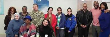 Monthly Drug Free Coalition meeting held by Soundview Resident Council