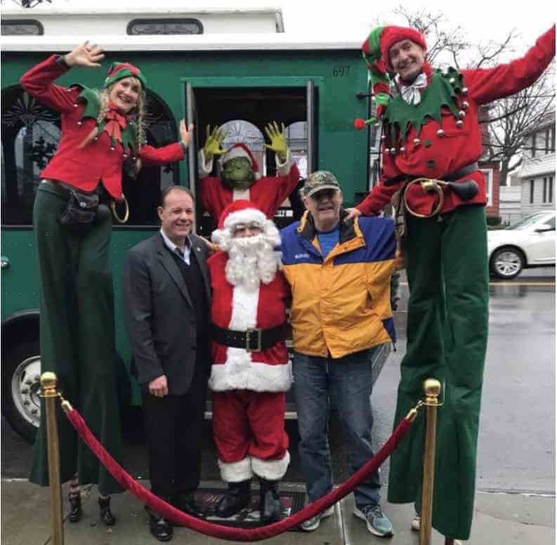 ‘Holiday Trolley of Fun’ hosted by KRVC, attended by Gjonaj