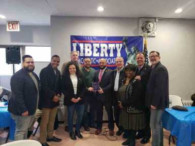 Liberty Democratic Association meeting attended by Gjonaj