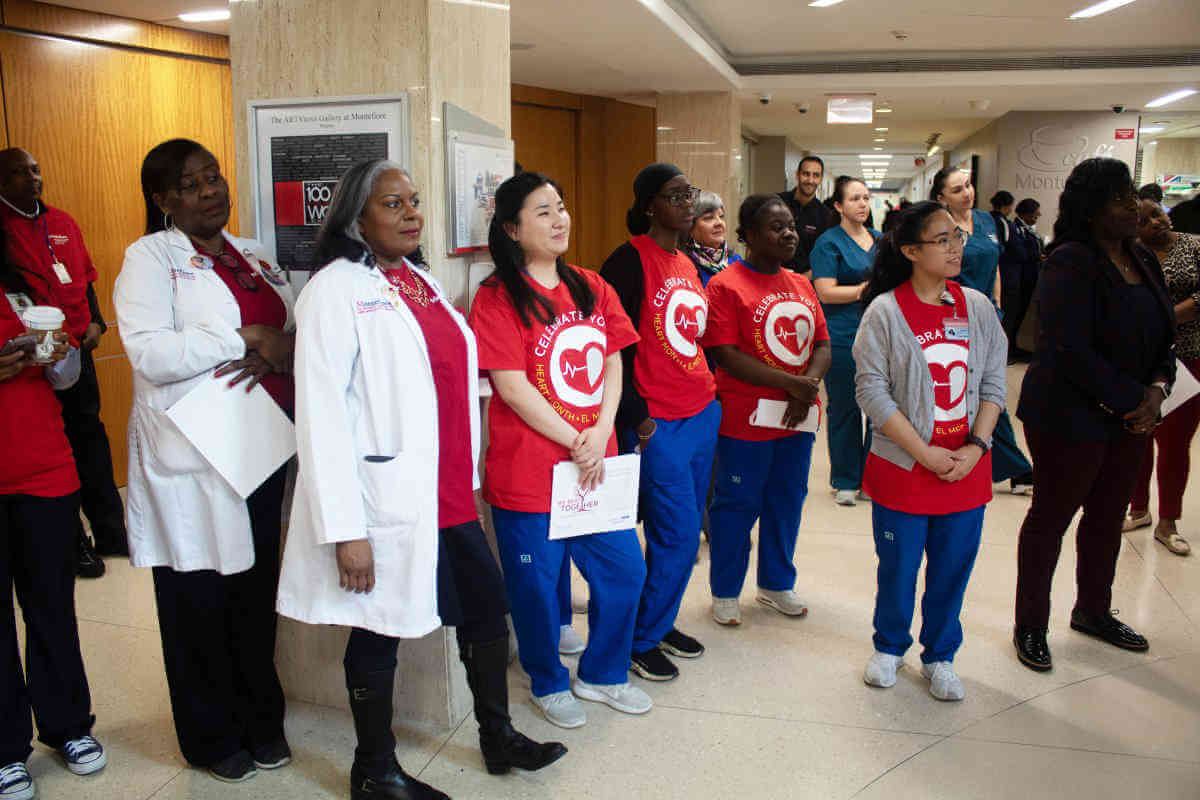 Annual indoor walk recognizes February Heart Month|Annual indoor walk recognizes February Heart Month|Annual indoor walk recognizes February Heart Month