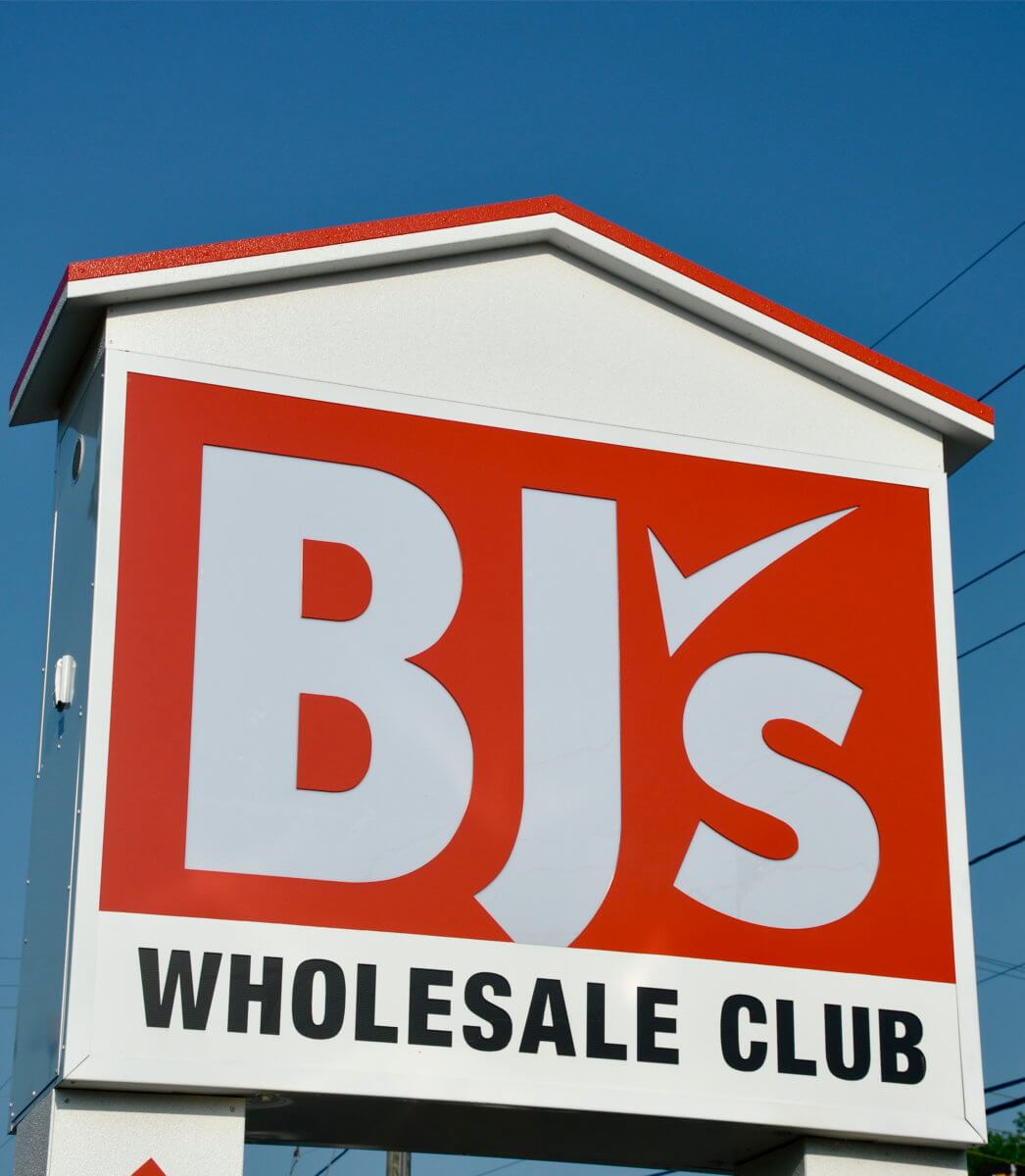 BJ’s Wholesale Club sign