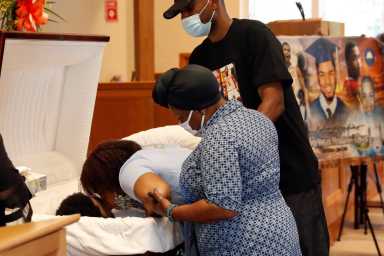 Funeral service of Brandon Hendricks-Ellison at the First Baptist Church of Bronxville in Bronxville, New York